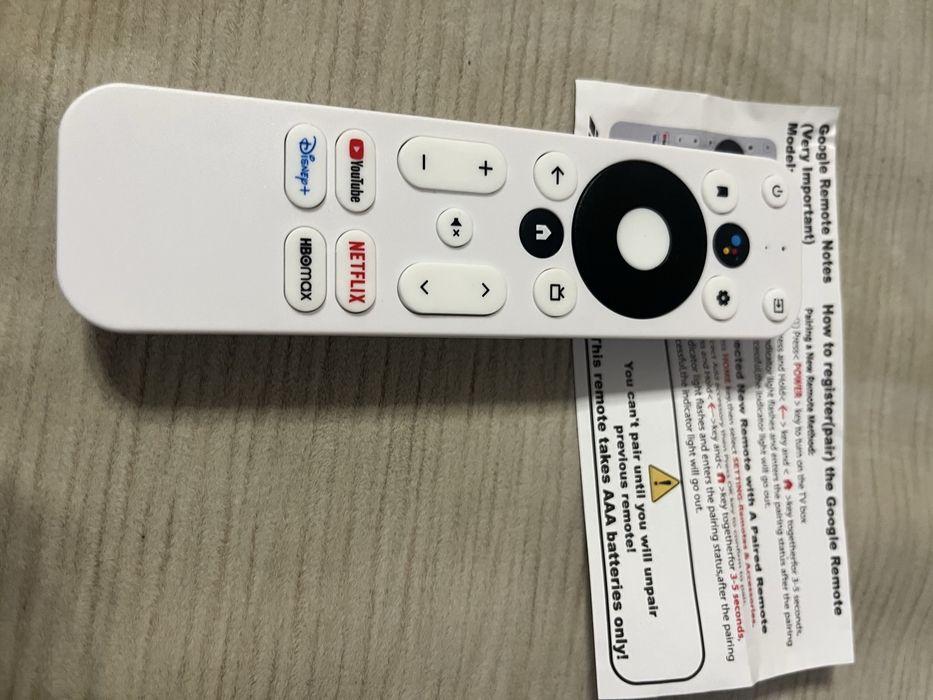 Пульт для смарт приставки google tv android tv