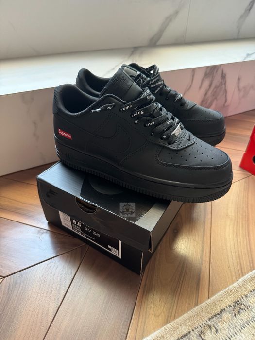 Оригинальные Nike air Force 1 Low Black Supreme ORIGINAL 100%: 3 100 ...