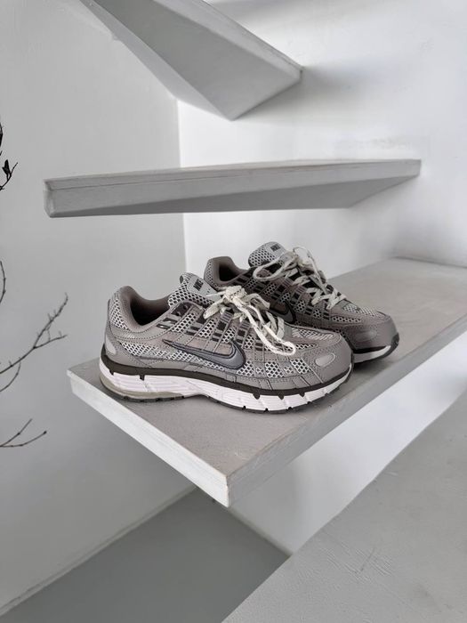 Кросівки Кроссовки NIKE P-6000 Grey White Серый Белый Сірий Білий Кросовки демісезон