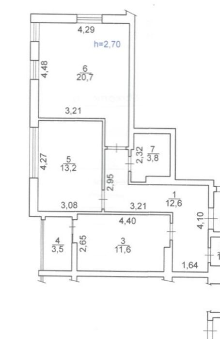 Продам 2-х ком. квартиру 67м.кв. ЖК Бережанский ул.Гулака 4. Оболонь.