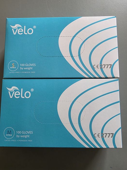 Rękawiczki nitrylowe Velo 30 x 100szt