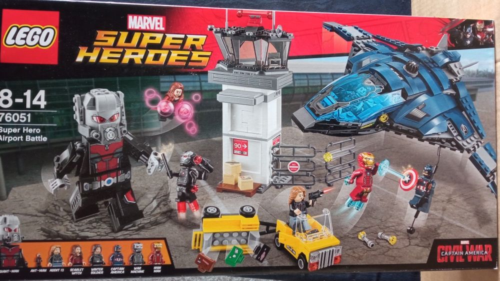 Lego Marvel Super Heroes Novo e Selado 76051/76067/76088/76108 /76115