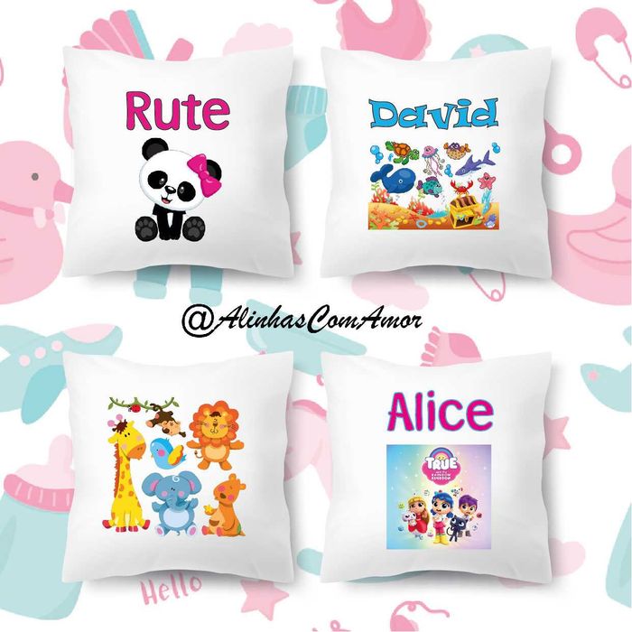 Almofadas Personalizadas 40x40cm64737775573763123