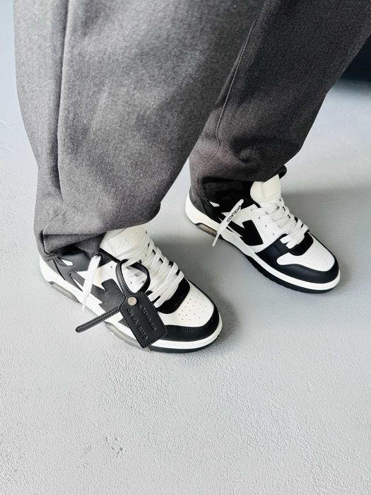 Кросівки Off-White Out of Office Black - White premium