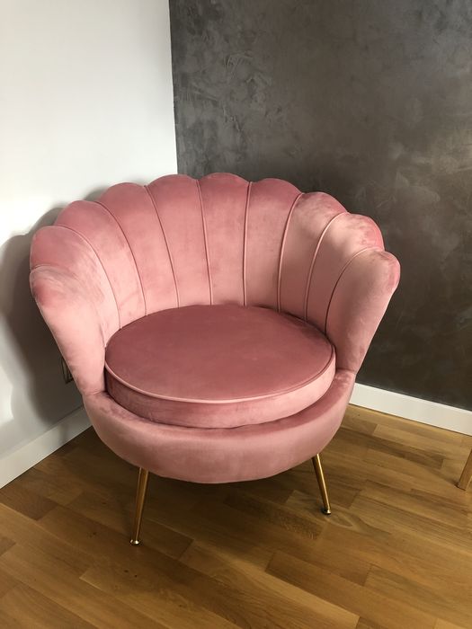 Fotel muszelka/WYSYŁKA 24h