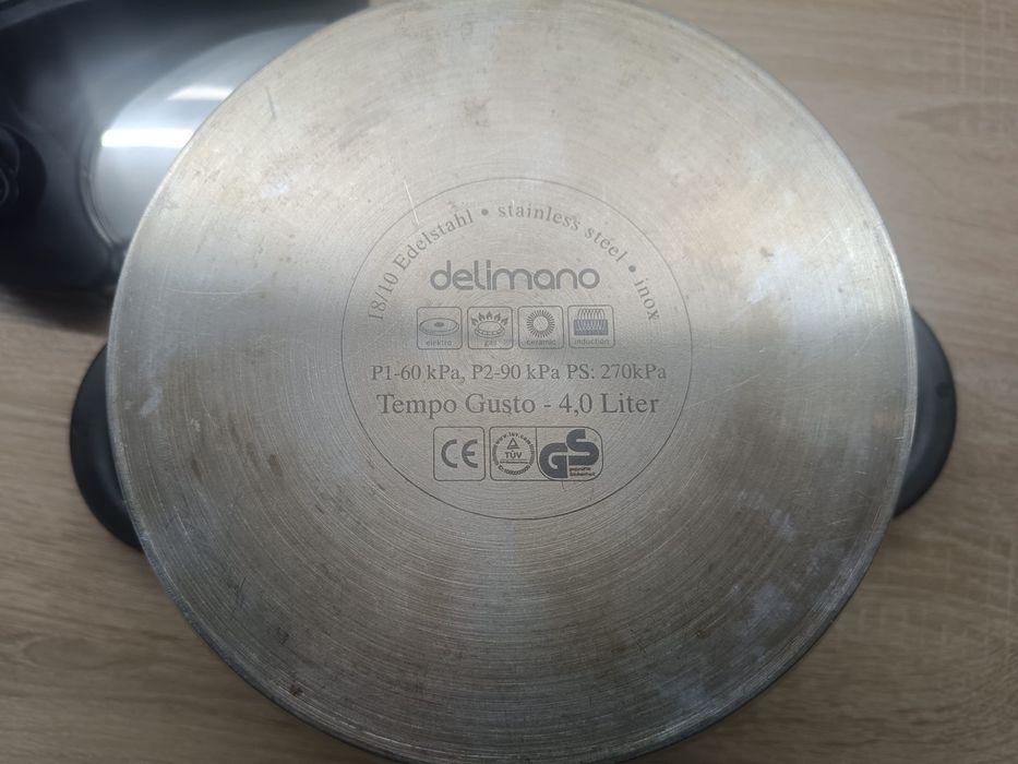 Szybkowar Delimano Tempo Gusto 4,0 l stal nierdzewna indukcja