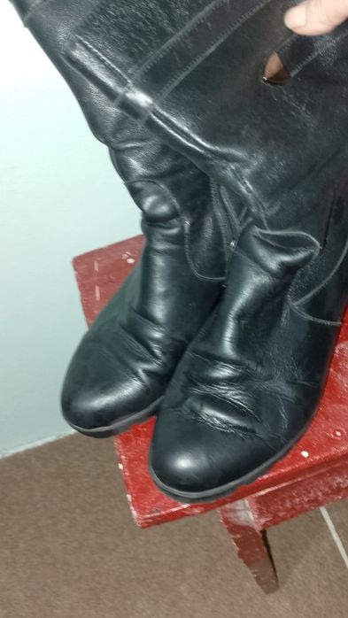 Чобітки шкіряні, зимові