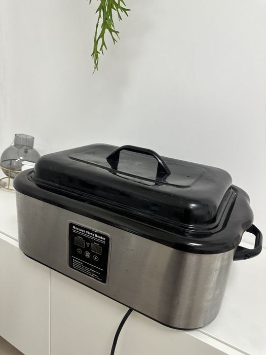 Panela para aquecimento de pedras de massagem