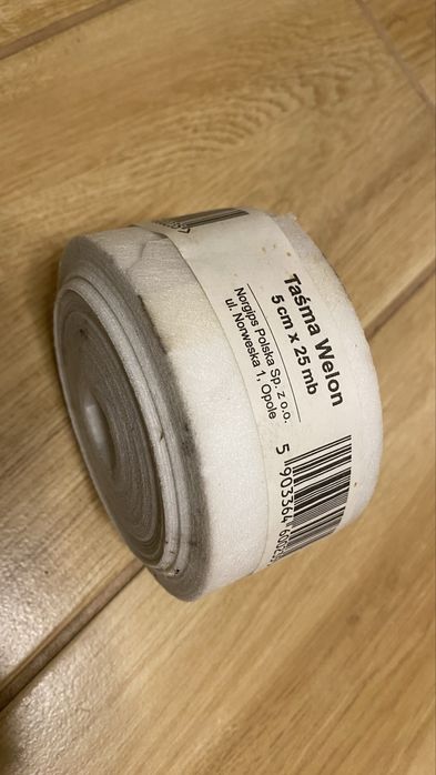 Taśma do płyt GK welon Norgips 5cm 25 mb