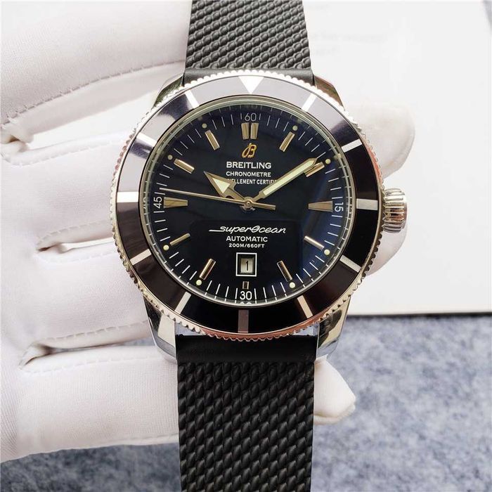 Годинник автоматичний Breitling Superocean Heritage II black