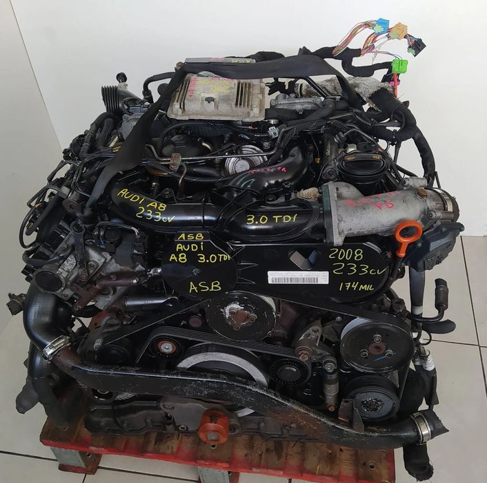 Motor Audi A8 A6 3.0TDI V6 233cv ASB quattro caixa automatica ZF