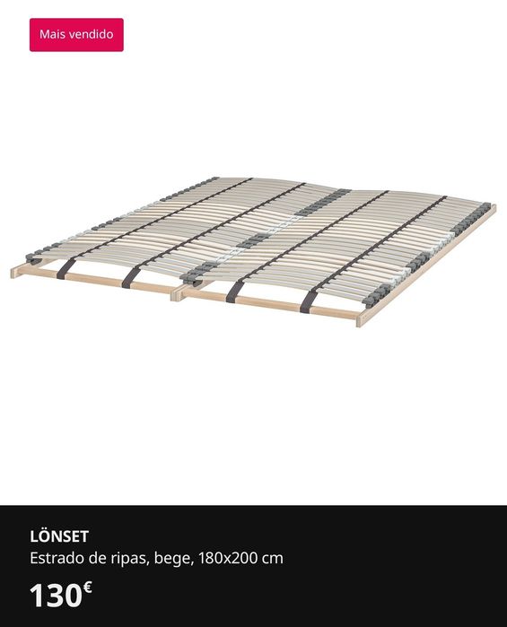 Cama MALM 180x200 cm