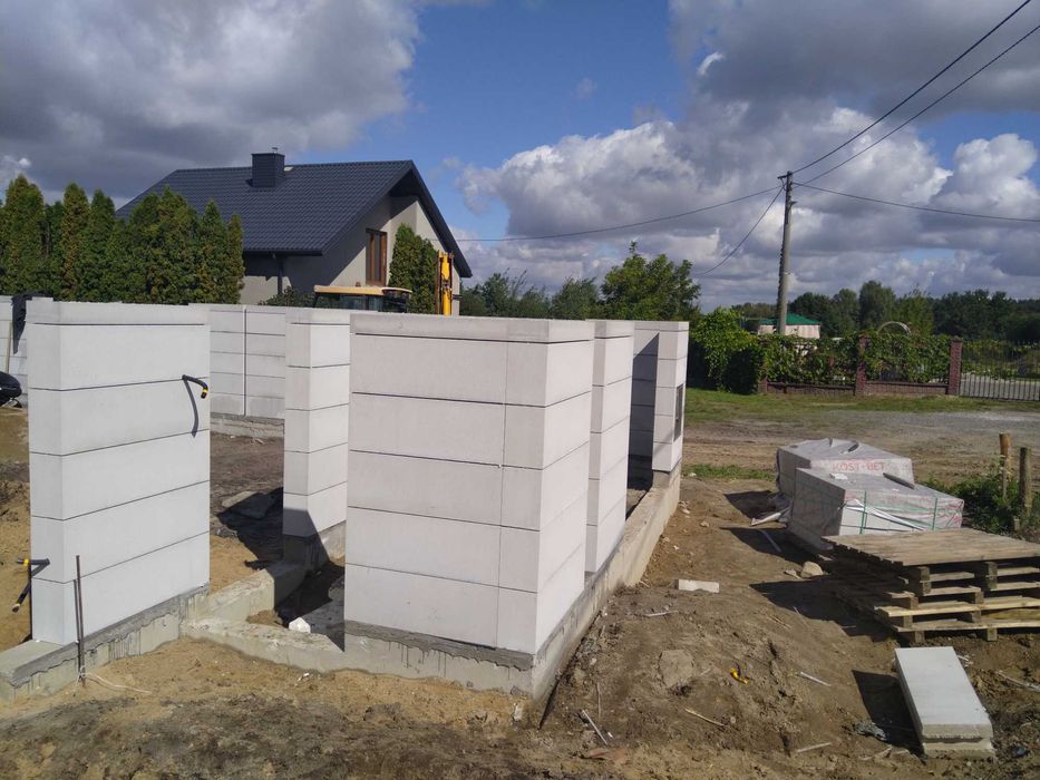 Montaż nowość,gładkie, łupane, beton architektoniczny, systemowe,