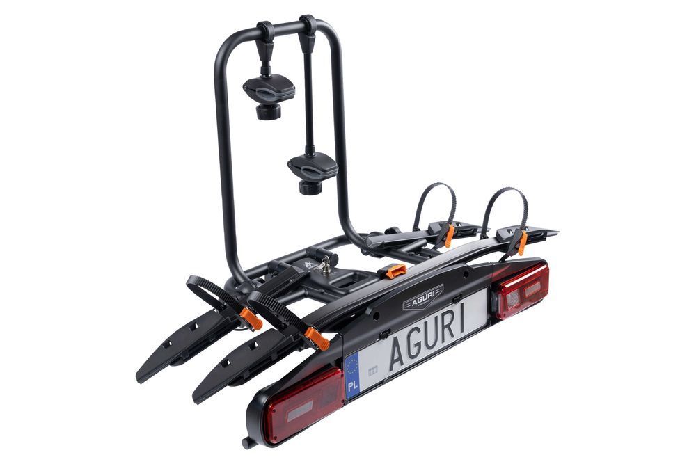 Bagażnik Platforma rowerowa hak Aguri ACTIVE BIKE PRO 2 Rowery Black