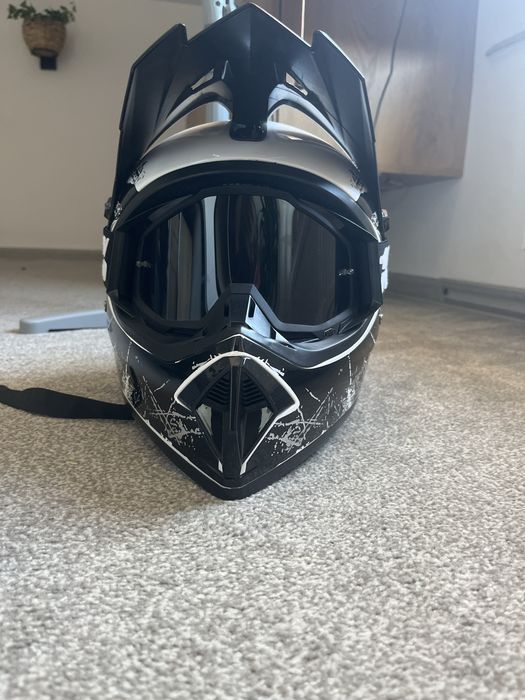Kask moto-rowerowy