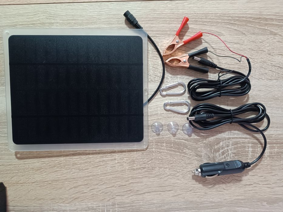 Солнечная панель зарядка для аккумулятора 12V авто мото лодка