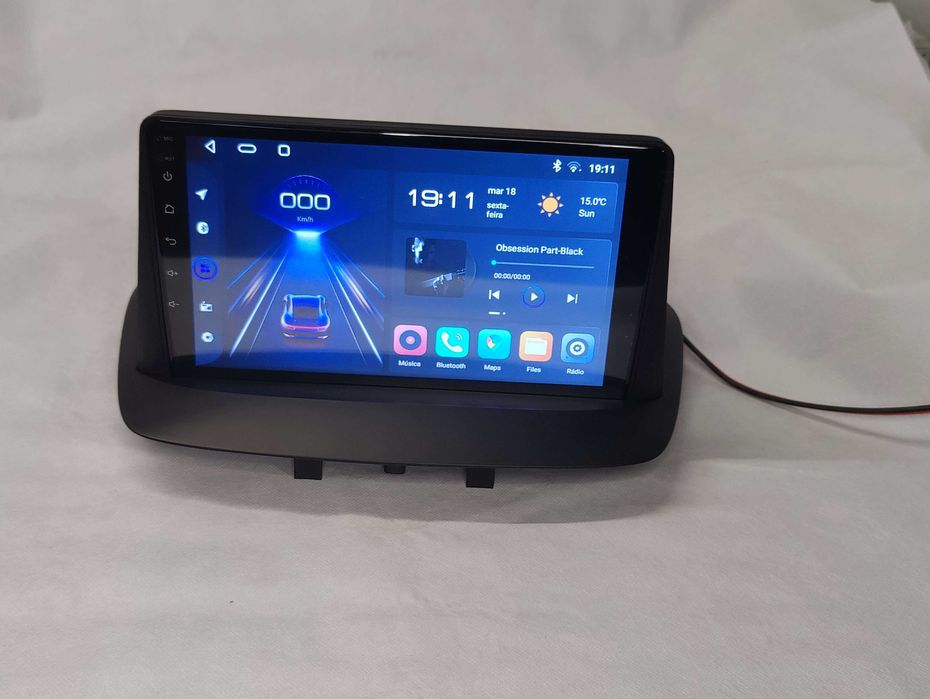 Rádio 2 DIN Android Renault Megane 3 • Wifi -GPS - Bluetooth + CÂMARA