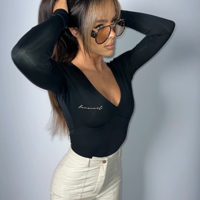 Body La Manuel Unique XS S M L czarne biale beżowe