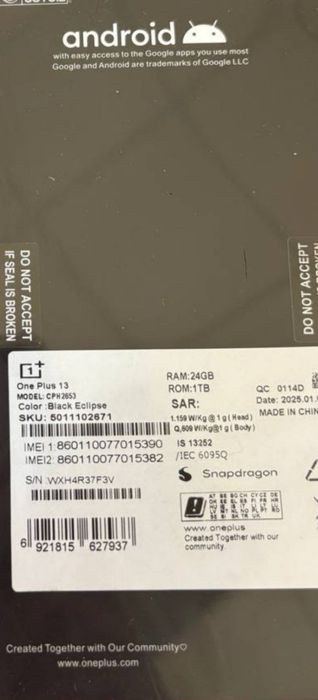 OnePlus 13 24-1 TB Black