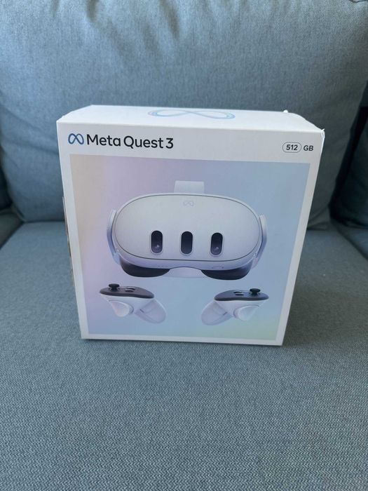 Meta Quest 3 512GB + Head Strap KIWI + Cabo Link 5m | Como novo
