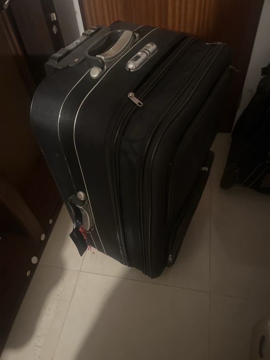 Mala de viagem grande azul