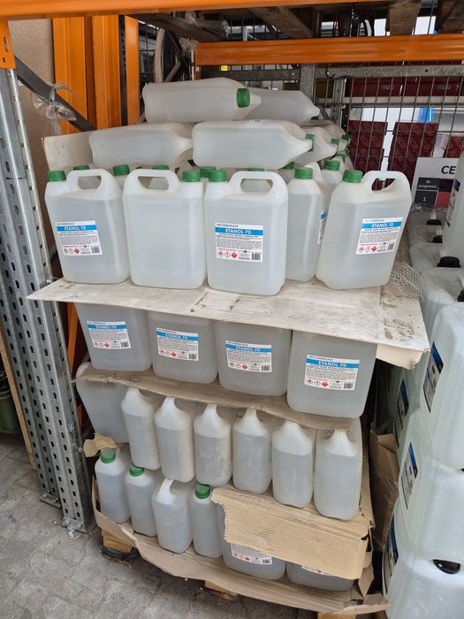 Etanol 70% 4L Nowy Duża ilość