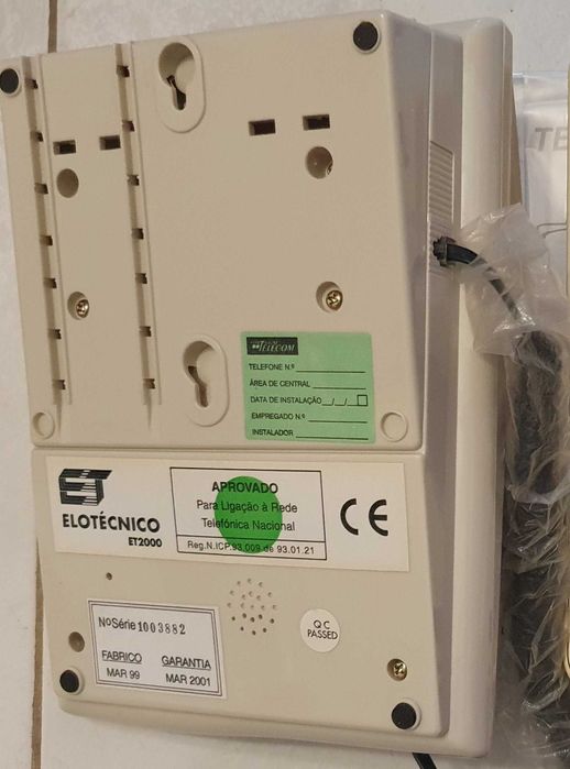 Telefone vintage fixo, Elotécnico ET2000 - 1999