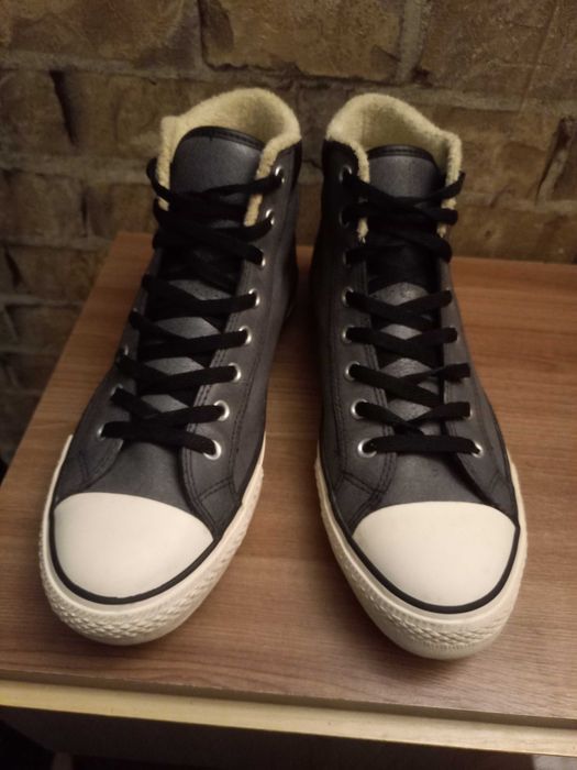 Converse кеды мужские Chuck Taylor Leather Faux Fur Lined Hi-Top р 46.