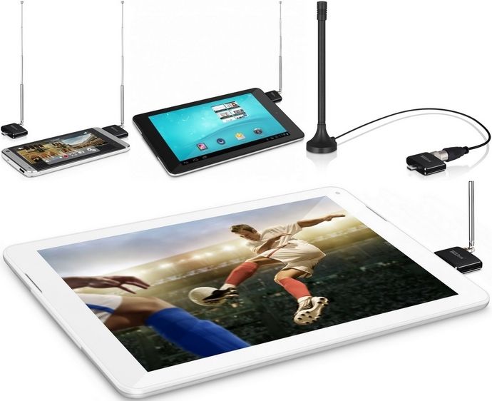 Odbiornik Tuner Tv Hd Cyfrowy Dvb-T Android Tablet Antena Micro Usb