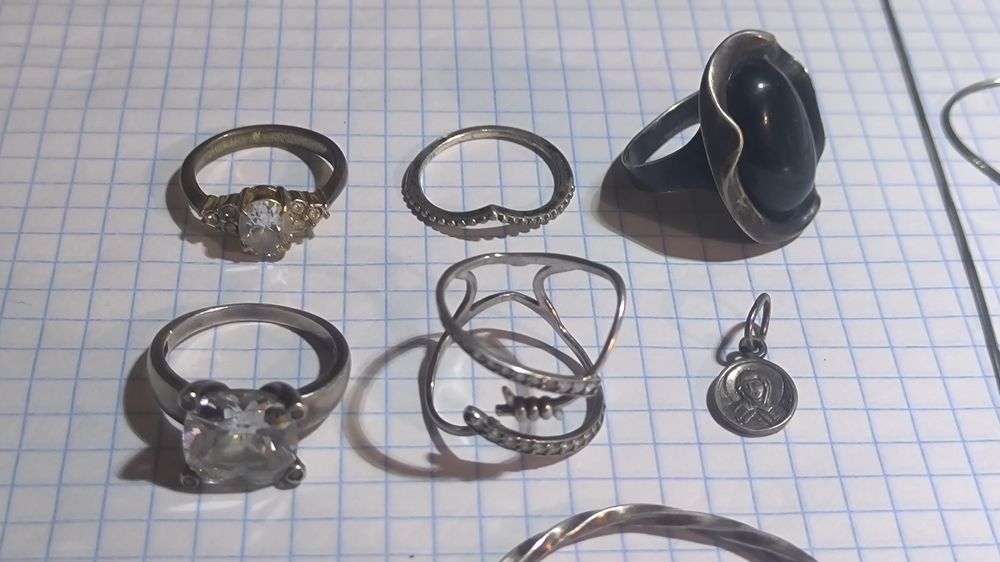 Срібні  прикраси