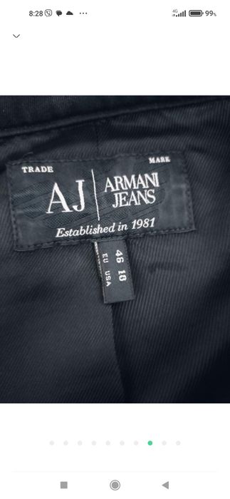 Пальто шубка Armani