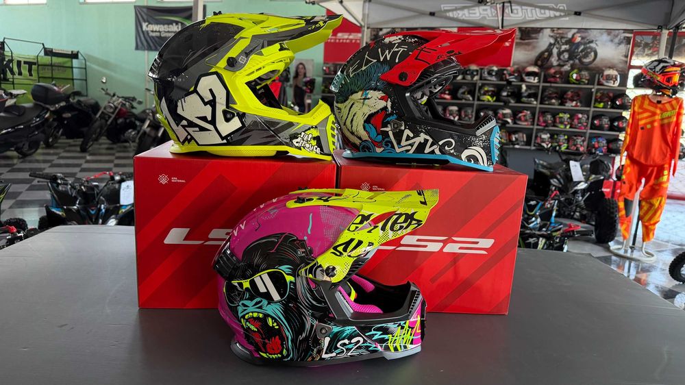 Capacete Cross MX437 LS2 Criança