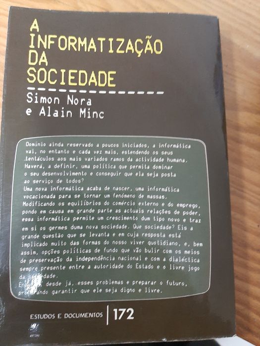 A Informatização da Sociedade de Simon Nora e Alain Minc