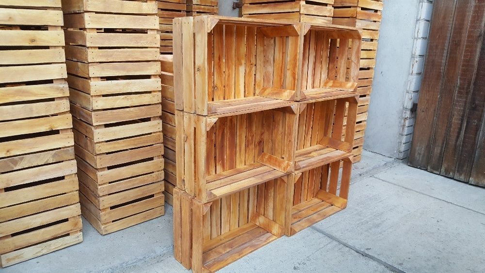 Nowe drewniane skrzynki, meble, półki, do domu, ogrodu, skrzynka!