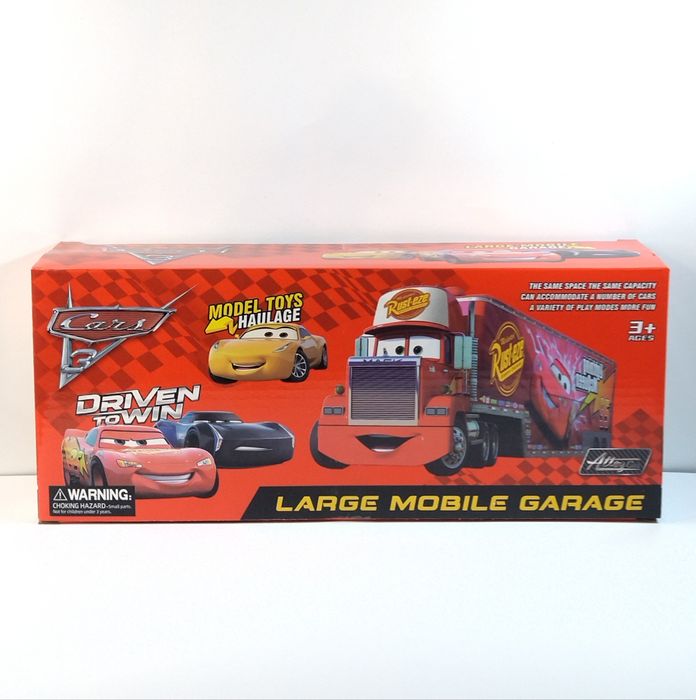 Трейлер "Тачки/Маквин" + 3 металл машинки,пусковая установка.