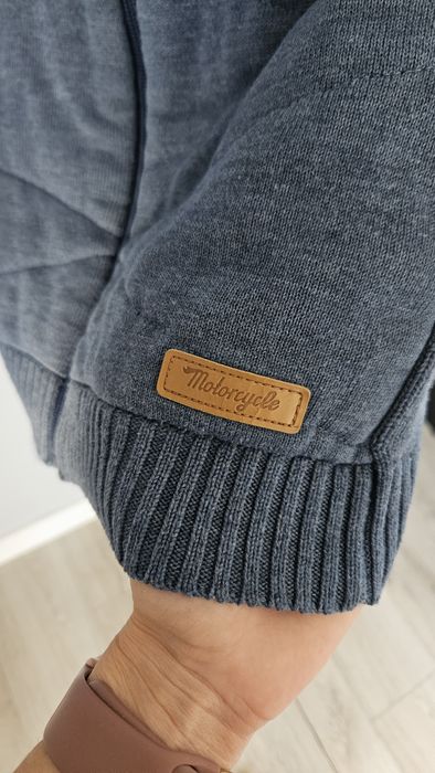 Bluza sweter rozpinany granatowy cocodrilo 122 bez kaptura