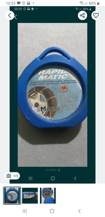 Łańcóch śniegowy 20v40  KPL 4 koła