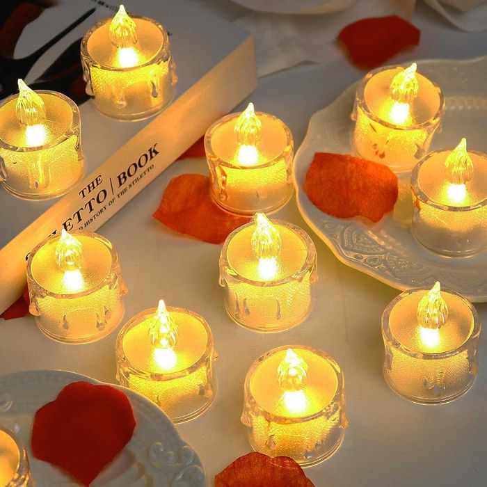 Amzeeniu świece LED z timerem Oświetlenie na baterię 26 sztuk