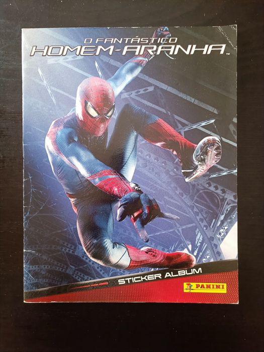 Caderneta completa o fantástico homem aranha
