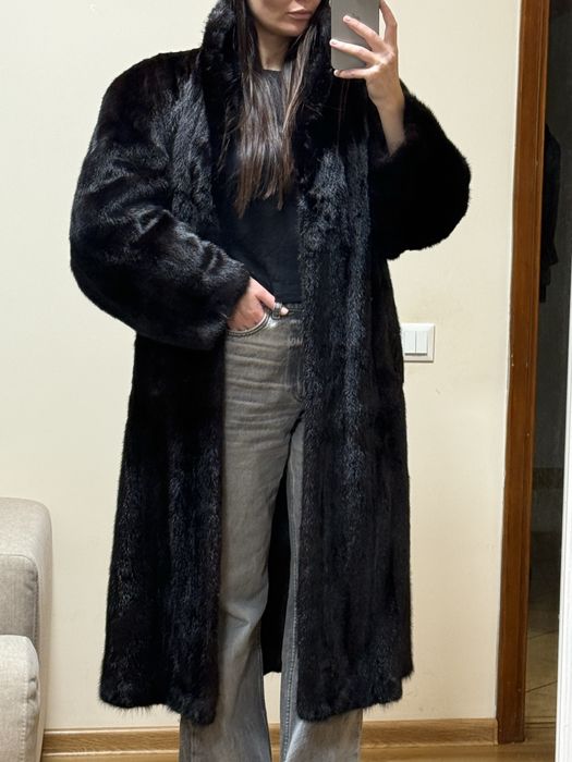 Вінтажна розкішна норкова шуба