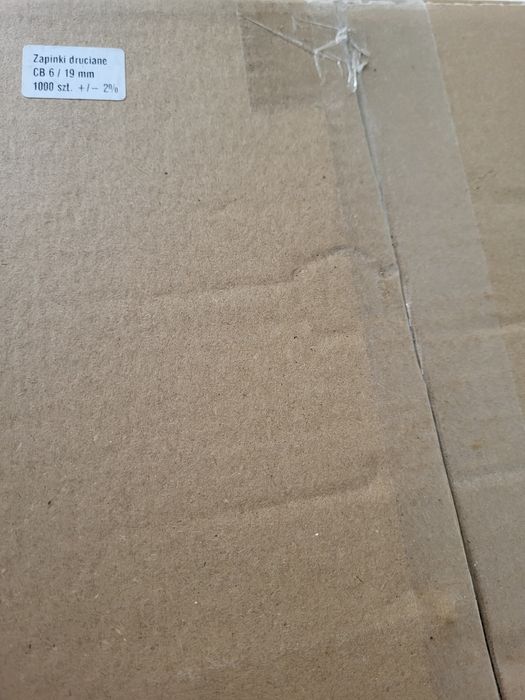 Zapinki spinki druciane CB6 19 mm 1000szt