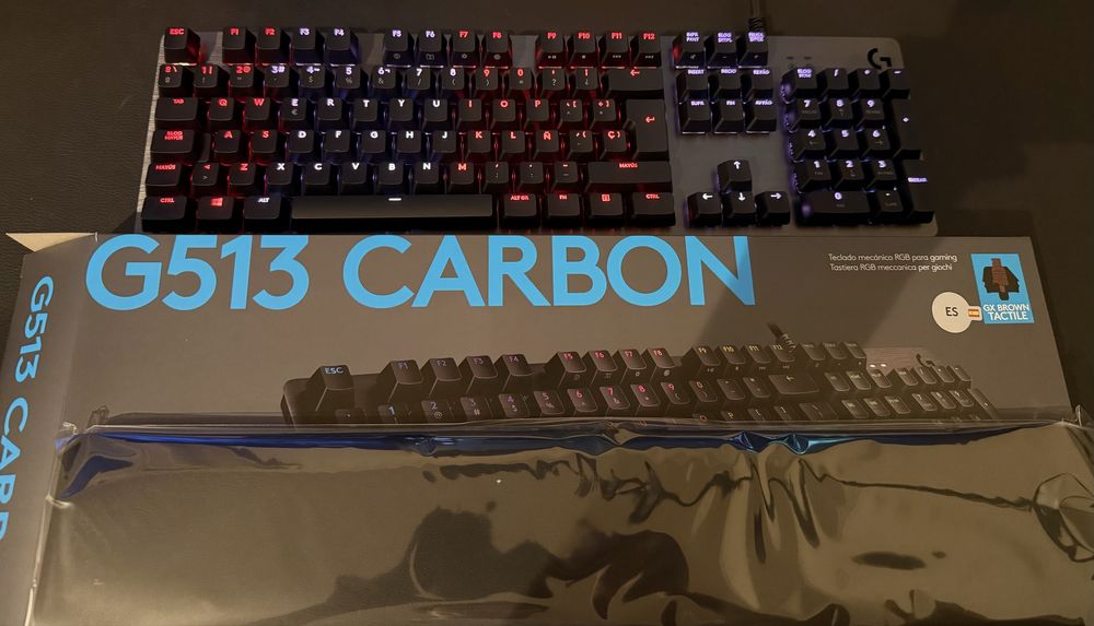 Logitech G513 Carbon RGB GX Brown Mechanical Keyboard64564204311171121