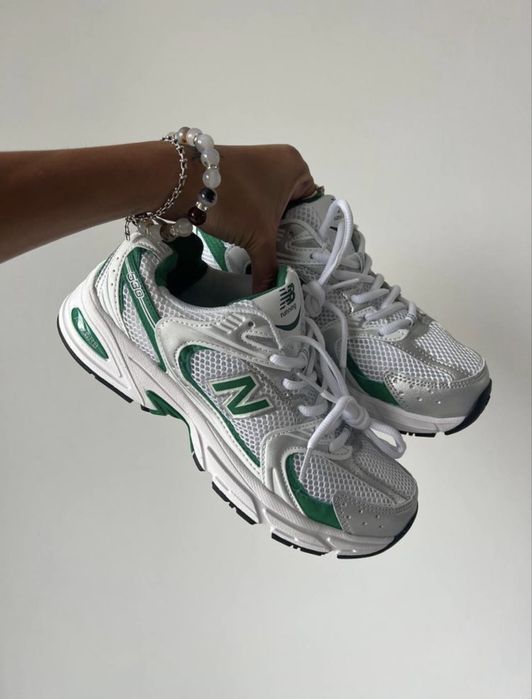 Кросівки new balance 530 white silver green premium