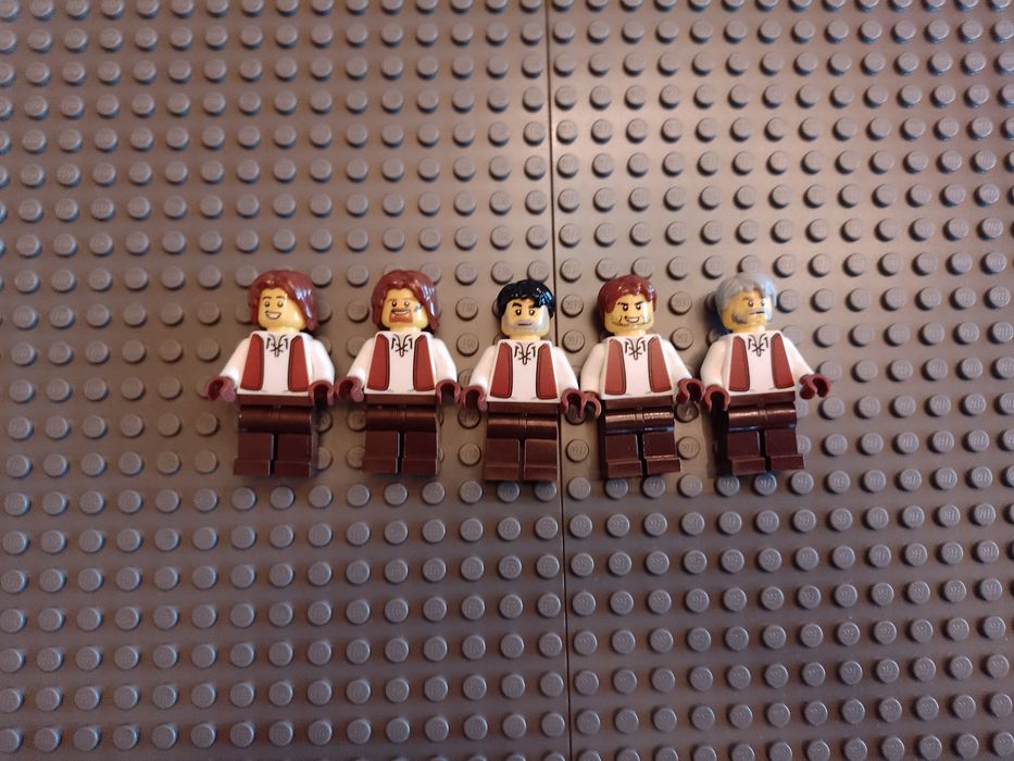 Lego castle wieśniak/bandyta/chłop 5 szt