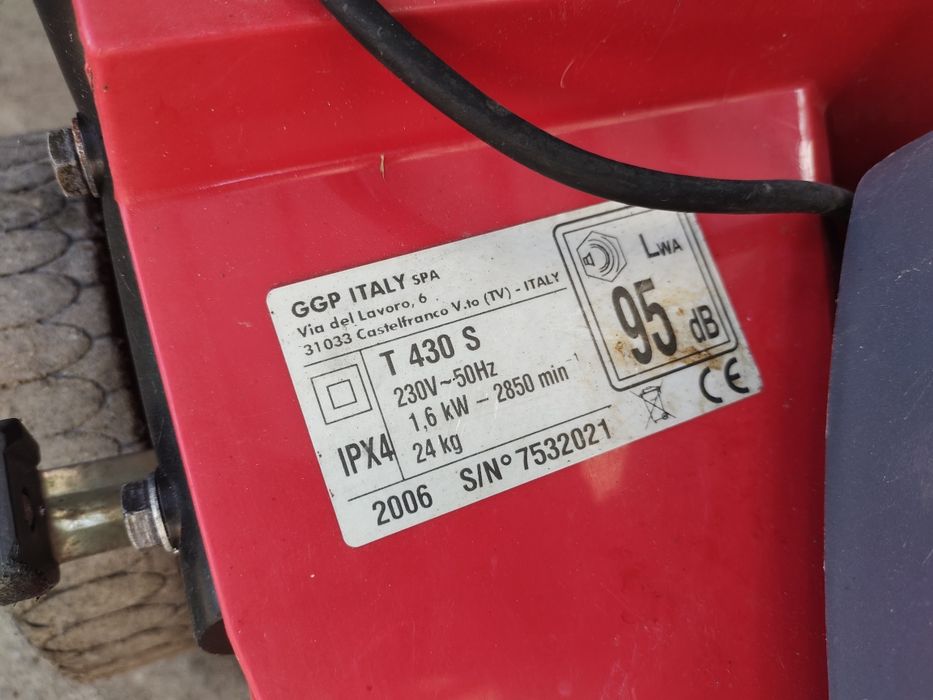 Потужна електрична газонокосарка GGP Italy Spa  T 430 S