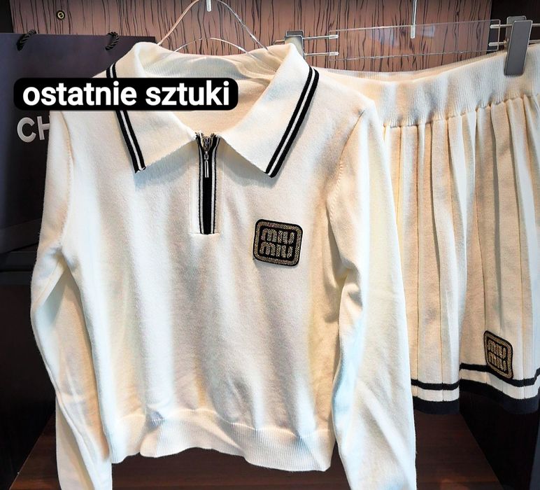 Komplet Miu miu - z dodatkiem kaszmiru