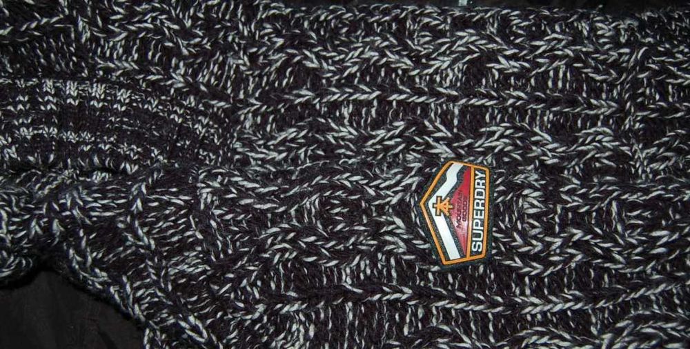 SUPERDRY MT.EVEREST ROZ.S sweter męski gruby ciepły z wełną