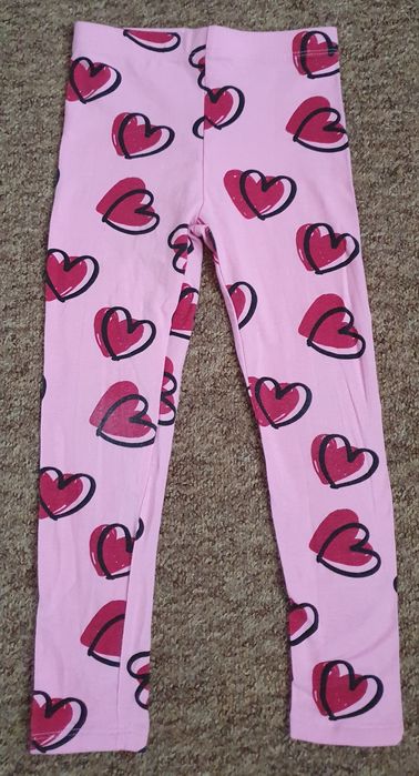 Legginsy w serduszka rozmiar 110