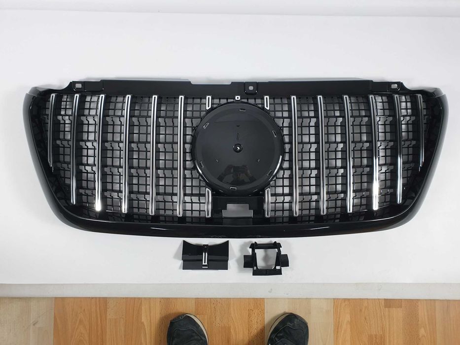 Решітка радіатора (GT Chrome Black)Mercedes-Benz SPRINTER W907 17-25 р