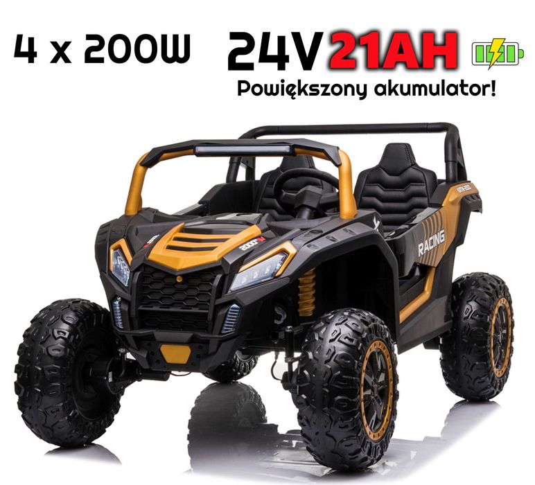 Wielki JEEP na akumulator BUGGY a032 4x200W dla dzieci